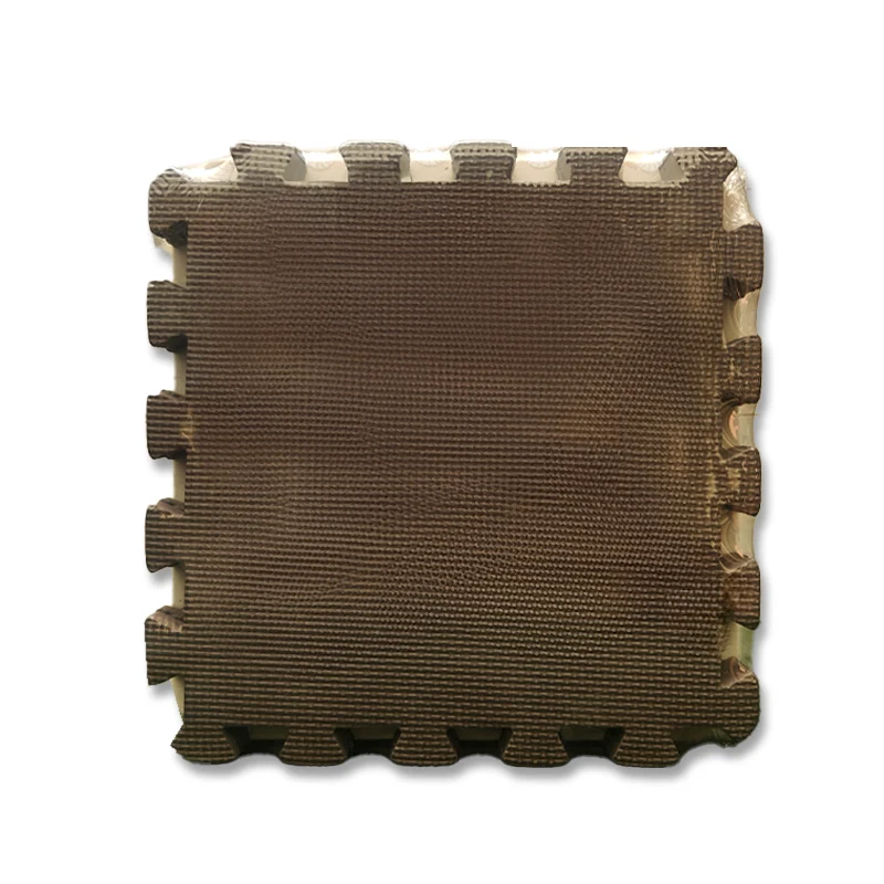 Tatami Tatami Goma Eva Marrón y Beige | 30x30cm | 10mm | Paquete 9 unidades